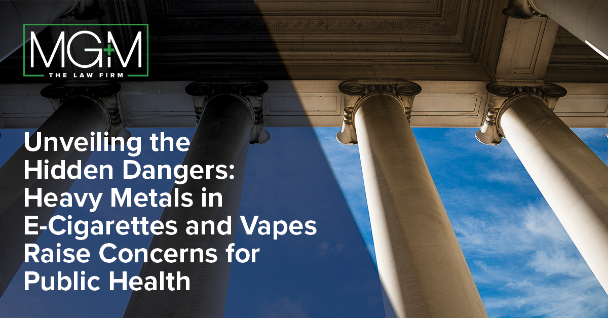 Unveiling the Hidden Dangers: Heavy Metals in E-Cigarettes and Vapes