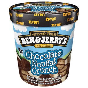 Ben & Jerry's Chocolate Nougat Crunch Ice Cream